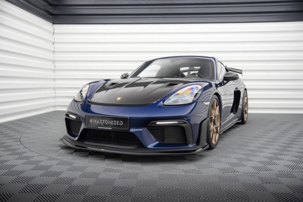 Porsche 718 Cayman GT4 RS 982c - Lâmina frontal | PO-CA-718-GT4-RS-FD1G | Produto Maxton Design distribuído por Unicartuning. Porsche 718 Cayman GT4 RS 982c - Lâmina frontal | PO-CA-718-GT4-RS-FD1G | Produto Maxton Design distribuído por Unicartuning.