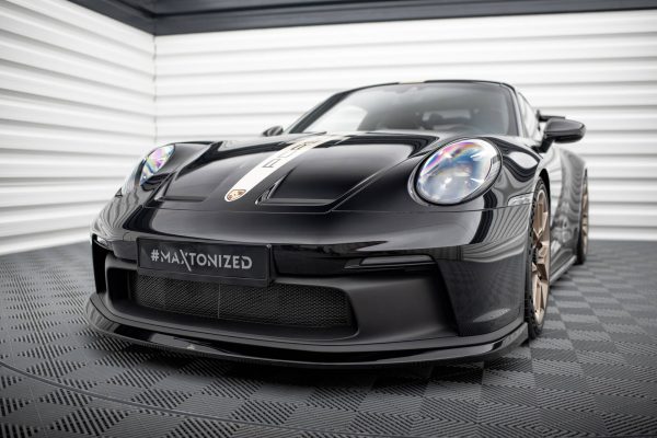 Porsche 911 992 GT3 - Lâmina frontal | PO-911-992-GT3-FD1G | Produto Maxton Design distribuído por Unicartuning. Porsche 911 992 GT3 - Lâmina frontal | PO-911-992-GT3-FD1G | Produto Maxton Design distribuído por Unicartuning.