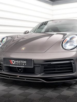Porsche 911 Carrera 4s 992 - Lâmina frontal | PO-911-992-CA-4S-FD1G+FD1RG | Produto Maxton Design distribuído por Unicartuning. Porsche 911 Carrera 4s 992 - Lâmina frontal | PO-911-992-CA-4S-FD1G+FD1RG | Produto Maxton Design distribuído por Unicartuning.
