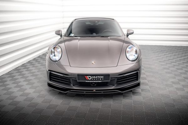 Porsche 911 Carrera 4s 992 - Lâmina frontal | PO-911-992-CA-4S-FD1G+FD1RG | Produto Maxton Design distribuído por Unicartuning.