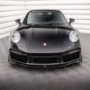 Porsche 911 Turbo S 992 - Lâmina frontal | PO-911-992-TURBO-S-FD1G | Produto Maxton Design distribuído por Unicartuning.