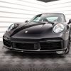 Porsche 911 Turbo S 992 - Lâmina frontal | PO-911-992-TURBO-S-FD1G | Produto Maxton Design distribuído por Unicartuning.