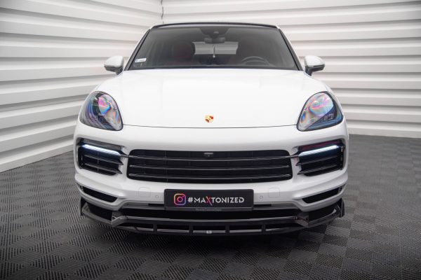 Porsche Cayenne Coupé / SUV Mk3 - Lâmina frontal | PO-CAY-3-C-FD1G+FD1RG | Produto Maxton Design distribuído por Unicartuning. Porsche Cayenne Coupé / SUV Mk3 - Lâmina frontal | PO-CAY-3-C-FD1G+FD1RG | Produto Maxton Design distribuído por Unicartuning.