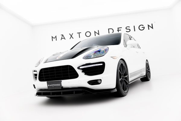 Porsche Cayenne Mk2 (facelift) - Lâmina frontal | PO-CAY-2-FD1G+FD1RG | Produto Maxton Design distribuído por Unicartuning. Porsche Cayenne Mk2 (facelift) - Lâmina frontal | PO-CAY-2-FD1G+FD1RG | Produto Maxton Design distribuído por Unicartuning.