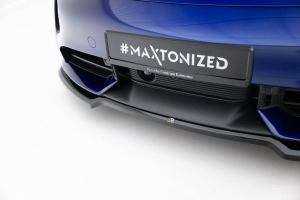 Porsche Taycan Turbo S Mk1 - Lâmina frontal | PO-TAY-1-TURBO-S-FD1G | Produto Maxton Design distribuído por Unicartuning. Porsche Taycan Turbo S Mk1 - Lâmina frontal | PO-TAY-1-TURBO-S-FD1G | Produto Maxton Design distribuído por Unicartuning.