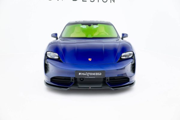 Porsche Taycan Turbo S Mk1 - Lâmina frontal | PO-TAY-1-TURBO-S-FD1G | Produto Maxton Design distribuído por Unicartuning. Porsche Taycan Turbo S Mk1 - Lâmina frontal | PO-TAY-1-TURBO-S-FD1G | Produto Maxton Design distribuído por Unicartuning.