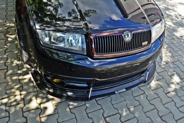 Skoda Fabia RS Mk1 - Lâmina frontal RACING | SK-FA-1-RS-CNC-FD1A | Produto Maxton Design distribuído por Unicartuning. Skoda Fabia RS Mk1 - Lâmina frontal RACING | SK-FA-1-RS-CNC-FD1A | Produto Maxton Design distribuído por Unicartuning.