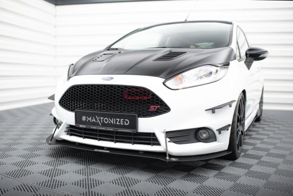 Ford Fiesta ST Mk7 Fl - Lâmina frontal RACING V.1 | FO-FI-7F-ST-CNC-FD1A | Produto Maxton Design distribuído por Unicartuning. Ford Fiesta ST Mk7 Fl - Lâmina frontal RACING V.1 | FO-FI-7F-ST-CNC-FD1A | Produto Maxton Design distribuído por Unicartuning.