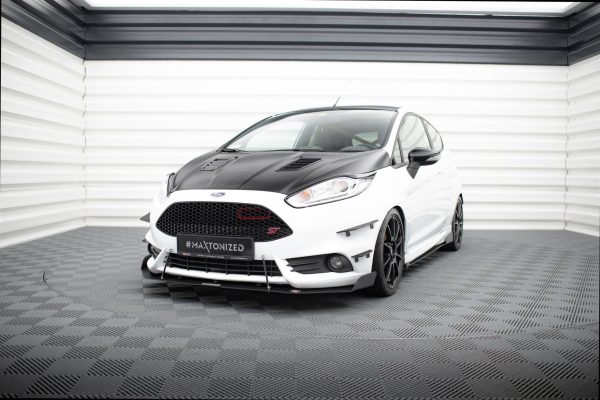 Ford Fiesta ST Mk7 Fl - Lâmina frontal RACING V.2 | FO-FI-7F-ST-CNC-FD2A | Produto Maxton Design distribuído por Unicartuning. Ford Fiesta ST Mk7 Fl - Lâmina frontal RACING V.2 | FO-FI-7F-ST-CNC-FD2A | Produto Maxton Design distribuído por Unicartuning.