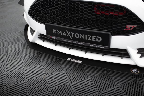 Ford Fiesta Mk7 ST Fl - Lâmina frontal RACING V.3 | FO-FI-7F-ST-CNC-FD3A | Produto Maxton Design distribuído por Unicartuning. Ford Fiesta Mk7 ST Fl - Lâmina frontal RACING V.3 | FO-FI-7F-ST-CNC-FD3A | Produto Maxton Design distribuído por Unicartuning.
