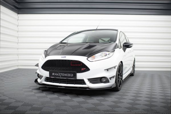 Ford Fiesta Mk7 ST Fl - Lâmina frontal RACING V.3 | FO-FI-7F-ST-CNC-FD3A | Produto Maxton Design distribuído por Unicartuning. Ford Fiesta Mk7 ST Fl - Lâmina frontal RACING V.3 | FO-FI-7F-ST-CNC-FD3A | Produto Maxton Design distribuído por Unicartuning.