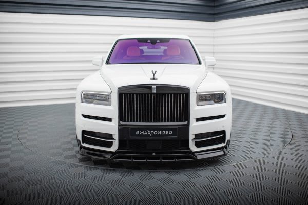 Rolls Royce Cullinan - Lâmina frontal | RR-CU-1-FD1G+FD1RG | Produto Maxton Design distribuído por Unicartuning. Rolls Royce Cullinan - Lâmina frontal | RR-CU-1-FD1G+FD1RG | Produto Maxton Design distribuído por Unicartuning.