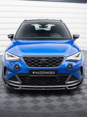 Seat Arona FR Mk1 (facelift) - Lâmina frontal | SE-AR-1F-FR-FD1G | Produto Maxton Design distribuído por Unicartuning. Seat Arona FR Mk1 (facelift) - Lâmina frontal | SE-AR-1F-FR-FD1G | Produto Maxton Design distribuído por Unicartuning.