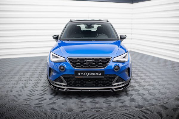Seat Arona FR Mk1 (facelift) - Lâmina frontal | SE-AR-1F-FR-FD1G | Produto Maxton Design distribuído por Unicartuning. Seat Arona FR Mk1 (facelift) - Lâmina frontal | SE-AR-1F-FR-FD1G | Produto Maxton Design distribuído por Unicartuning.