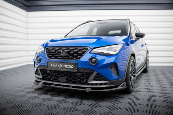 Seat Arona FR Mk1 (facelift) - Lâmina frontal | SE-AR-1F-FR-FD1G | Produto Maxton Design distribuído por Unicartuning. Seat Arona FR Mk1 (facelift) - Lâmina frontal | SE-AR-1F-FR-FD1G | Produto Maxton Design distribuído por Unicartuning.
