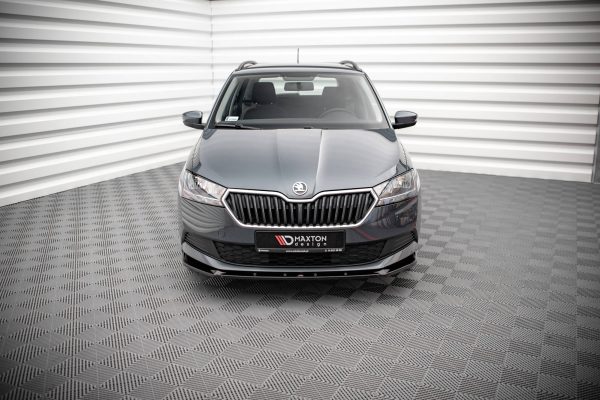 Skoda Fabia Combi Mk3 (facelift) - Lâmina frontal | SK-FA-3F-K-FD1G | Produto Maxton Design distribuído por Unicartuning.