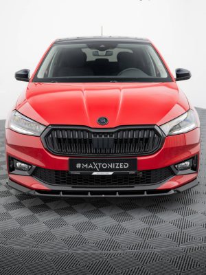 Skoda Fabia Monte Carlo Mk4 - Lâmina frontal | SK-FA-4-FD1G | Produto Maxton Design distribuído por Unicartuning. Skoda Fabia Monte Carlo Mk4 - Lâmina frontal | SK-FA-4-FD1G | Produto Maxton Design distribuído por Unicartuning.