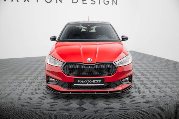 Skoda Fabia Monte Carlo Mk4 - Lâmina frontal | SK-FA-4-MC-FD1G | Produto Maxton Design distribuído por Unicartuning. Skoda Fabia Monte Carlo Mk4 - Lâmina frontal | SK-FA-4-MC-FD1G | Produto Maxton Design distribuído por Unicartuning.
