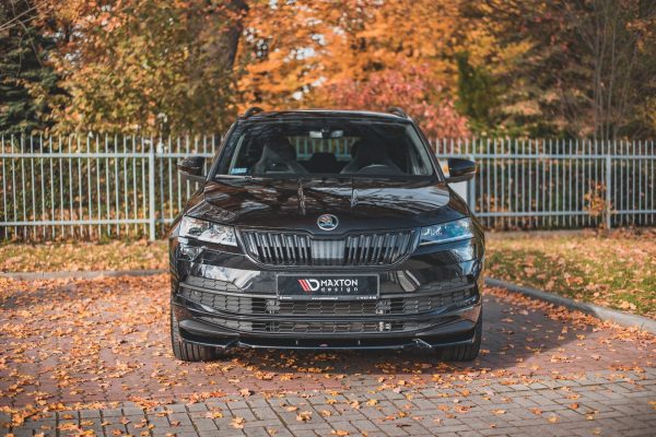 Skoda Karoq Sport line - Lâmina frontal | SK-KA-1-SL-FD1G | Produto Maxton Design distribuído por Unicartuning. Skoda Karoq Sport line - Lâmina frontal | SK-KA-1-SL-FD1G | Produto Maxton Design distribuído por Unicartuning.
