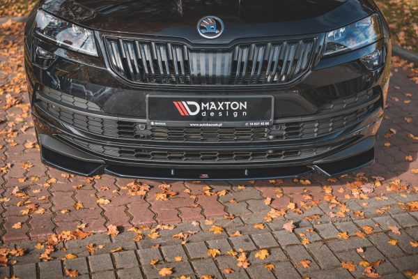 Skoda Karoq Sport line - Lâmina frontal | SK-KA-1-SL-FD1G | Produto Maxton Design distribuído por Unicartuning. Skoda Karoq Sport line - Lâmina frontal | SK-KA-1-SL-FD1G | Produto Maxton Design distribuído por Unicartuning.
