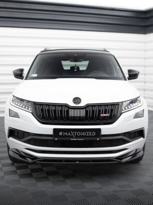 Skoda Kodiaq Sport line Mk1 / Mk1 (facelift) - Lâmina frontal | SK-KO-1-SL-FD1G+FD1RG | Produto Maxton Design distribuído por Unicartuning. Skoda Kodiaq Sport line Mk1 / Mk1 (facelift) - Lâmina frontal | SK-KO-1-SL-FD1G+FD1RG | Produto Maxton Design distribuído por Unicartuning.