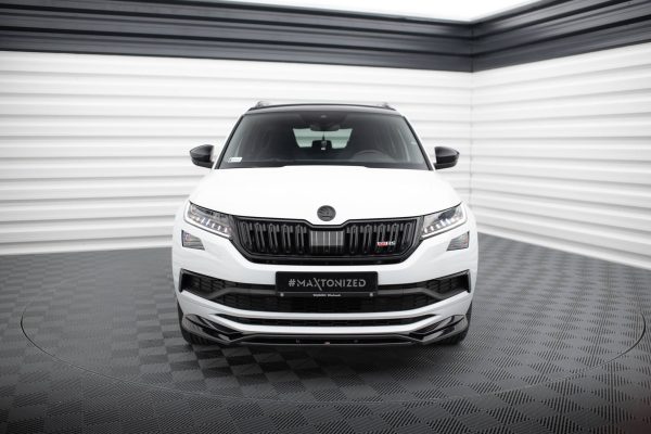 Skoda Kodiaq Sport line Mk1 / Mk1 (facelift) - Lâmina frontal | SK-KO-1-SL-FD1G+FD1RG | Produto Maxton Design distribuído por Unicartuning.