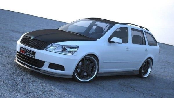 Skoda Octavia RS Mk2 Fl - Lâmina frontal | SK-OC-2F-FD1G | Produto Maxton Design distribuído por Unicartuning.