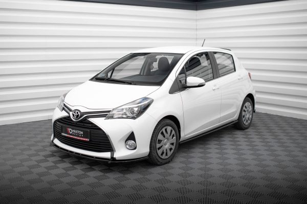 Toyota Yaris Mk3 (facelift) - Lâmina frontal | TO-YA-3-FD1G | Produto Maxton Design distribuído por Unicartuning.