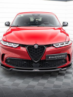 Alfa Romeo Tonale Mk1 - Lâmina frontal V.1 | AL-TO-1-FD1G | Produto Maxton Design distribuído por Unicartuning. Alfa Romeo Tonale Mk1 - Lâmina frontal V.1 | AL-TO-1-FD1G | Produto Maxton Design distribuído por Unicartuning.