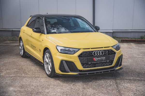 Audi A1 S-Line Gb - Lâmina frontal V.1 | AU-A1-GB-SLINE-FD1G | Produto Maxton Design distribuído por Unicartuning.