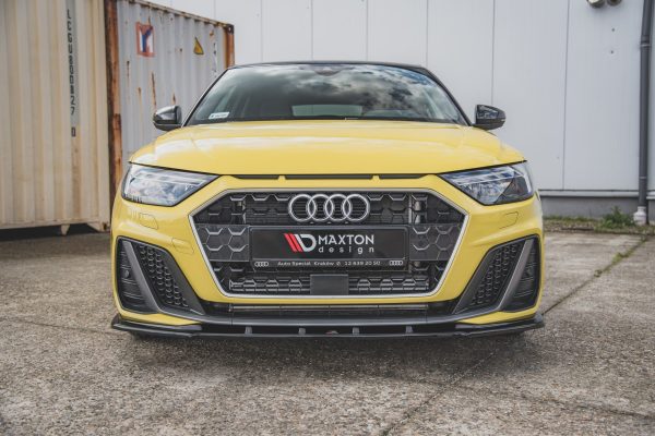 Audi A1 S-Line Gb - Lâmina frontal V.1 | AU-A1-GB-SLINE-FD1G | Produto Maxton Design distribuído por Unicartuning.