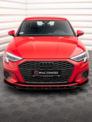 Audi A3 8Y - Lâmina frontal V.1 | AU-A3-8Y-FD1G | Produto Maxton Design distribuído por Unicartuning. Audi A3 8Y - Lâmina frontal V.1 | AU-A3-8Y-FD1G | Produto Maxton Design distribuído por Unicartuning.