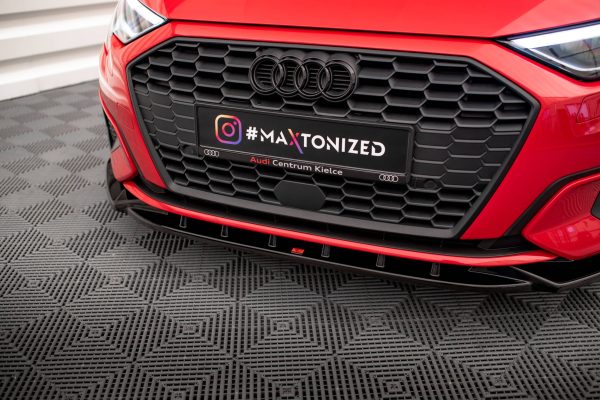 Audi A3 8Y - Lâmina frontal V.1 | AU-A3-8Y-FD1G | Produto Maxton Design distribuído por Unicartuning. Audi A3 8Y - Lâmina frontal V.1 | AU-A3-8Y-FD1G | Produto Maxton Design distribuído por Unicartuning.