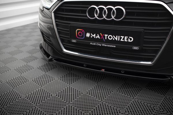 Audi A3 Sportback 8V (facelift) - Lâmina frontal V.1 | AU-A3-3F-SB-FD1G | Produto Maxton Design distribuído por Unicartuning. Audi A3 Sportback 8V (facelift) - Lâmina frontal V.1 | AU-A3-3F-SB-FD1G | Produto Maxton Design distribuído por Unicartuning.