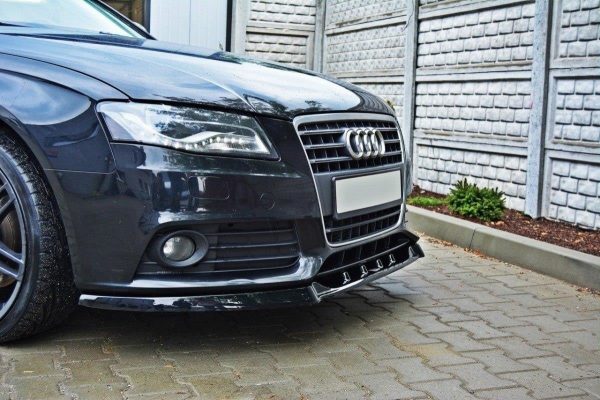 Audi A4 B8 - Lâmina frontal V.1 | AU-A4-B8-FD1G | Produto Maxton Design distribuído por Unicartuning.