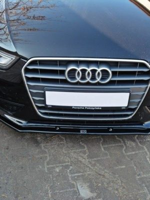 Audi A4 B8 Fl - Lâmina frontal V.1 | AU-A4-B8F-FD1G | Produto Maxton Design distribuído por Unicartuning. Audi A4 B8 Fl - Lâmina frontal V.1 | AU-A4-B8F-FD1G | Produto Maxton Design distribuído por Unicartuning.