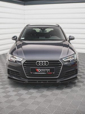 Audi A4 B9 - Lâmina frontal V.1 | AU-A4-B9-FD1G | Produto Maxton Design distribuído por Unicartuning.