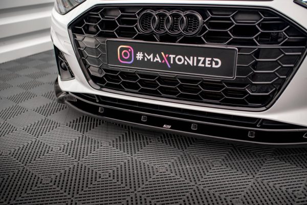 Audi A4 S-Line / S4 B9 (facelift) - Lâmina frontal V.1 | AU-A4-B9F-SLINE-FD1G | Produto Maxton Design distribuído por Unicartuning. Audi A4 S-Line / S4 B9 (facelift) - Lâmina frontal V.1 | AU-A4-B9F-SLINE-FD1G | Produto Maxton Design distribuído por Unicartuning.