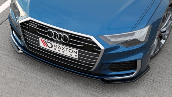 Audi A6 S-Line / S6 C8 / C8 (facelift) - Lâmina frontal V.1 | AU-A6-C8-SLINE-FD1G | Produto Maxton Design distribuído por Unicartuning.