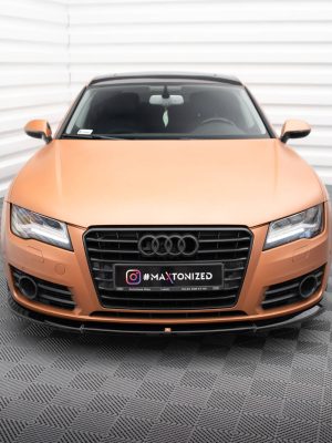 Audi A7 C7 - Lâmina frontal V.1 | AU-A7-C7-FD1G | Produto Maxton Design distribuído por Unicartuning.