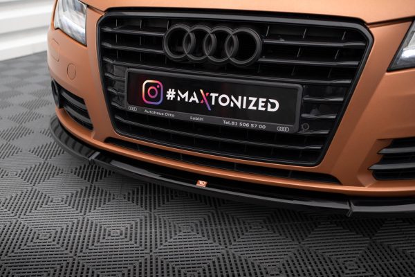 Audi A7 C7 - Lâmina frontal V.1 | AU-A7-C7-FD1G | Produto Maxton Design distribuído por Unicartuning.
