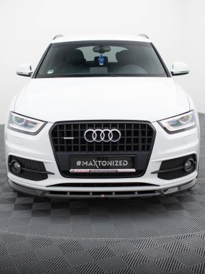 Audi Q3 S-Line 8u - Lâmina frontal V.1 | AU-Q3-1-SLINE-SB-FD1G | Produto Maxton Design distribuído por Unicartuning. Audi Q3 S-Line 8u - Lâmina frontal V.1 | AU-Q3-1-SLINE-SB-FD1G | Produto Maxton Design distribuído por Unicartuning.