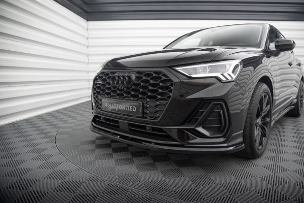 Audi Q3 Sportback F3 - Lâmina frontal V.1 | AU-Q3-2-SB-FD1G | Produto Maxton Design distribuído por Unicartuning. Audi Q3 Sportback F3 - Lâmina frontal V.1 | AU-Q3-2-SB-FD1G | Produto Maxton Design distribuído por Unicartuning.