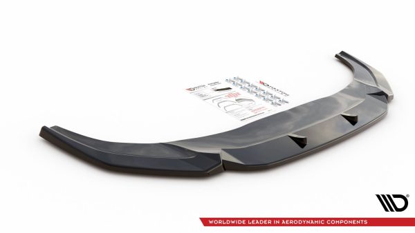 Audi Q3 Sportback S-Line - Lâmina frontal V.1 | AU-Q3-2-SLINE-SB-FD1G | Produto Maxton Design distribuído por Unicartuning.