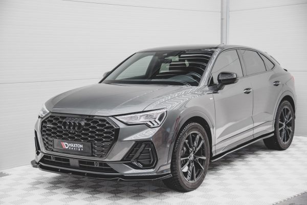 Audi Q3 Sportback S-Line - Lâmina frontal V.1 | AU-Q3-2-SLINE-SB-FD1G | Produto Maxton Design distribuído por Unicartuning.