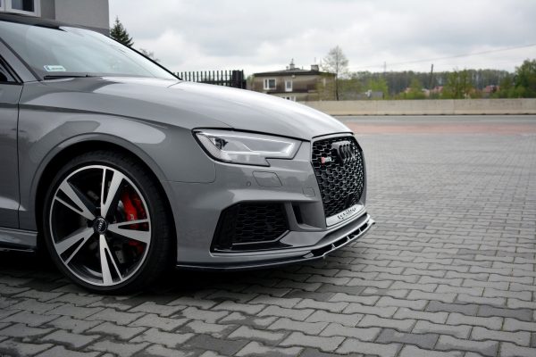 Audi RS3 8V Fl Sedan - Lâmina frontal V.1 | AU-RS3-8VF-S-FD1G | Produto Maxton Design distribuído por Unicartuning. Audi RS3 8V Fl Sedan - Lâmina frontal V.1 | AU-RS3-8VF-S-FD1G | Produto Maxton Design distribuído por Unicartuning.