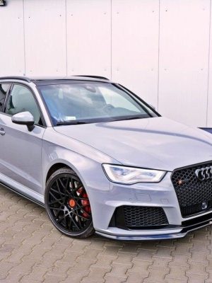 Audi RS3 8V Sportback - Lâmina frontal V.1 | AU-RS3-8V-FD1G | Produto Maxton Design distribuído por Unicartuning. Audi RS3 8V Sportback - Lâmina frontal V.1 | AU-RS3-8V-FD1G | Produto Maxton Design distribuído por Unicartuning.