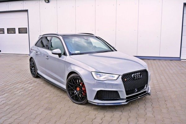 Audi RS3 8V Sportback - Lâmina frontal V.1 | AU-RS3-8V-FD1G | Produto Maxton Design distribuído por Unicartuning. Audi RS3 8V Sportback - Lâmina frontal V.1 | AU-RS3-8V-FD1G | Produto Maxton Design distribuído por Unicartuning.