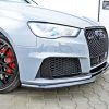 Audi RS3 8V Sportback - Lâmina frontal V.1 | AU-RS3-8V-FD1G | Produto Maxton Design distribuído por Unicartuning. Audi RS3 8V Sportback - Lâmina frontal V.1 | AU-RS3-8V-FD1G | Produto Maxton Design distribuído por Unicartuning.