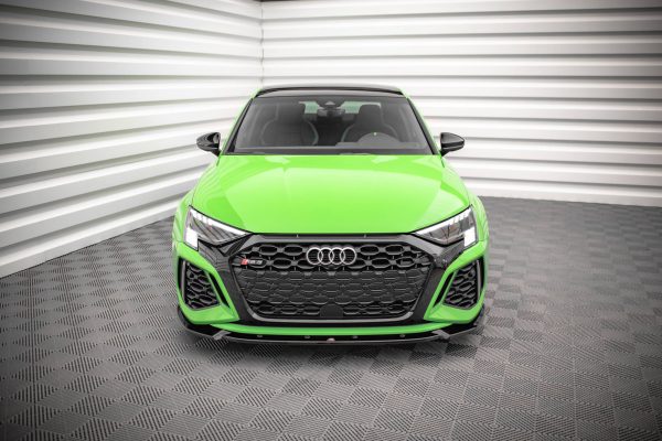Audi RS3 Sedan 8Y - Lâmina frontal V.1 | AU-RS3-8Y-S-FD1G | Produto Maxton Design distribuído por Unicartuning. Audi RS3 Sedan 8Y - Lâmina frontal V.1 | AU-RS3-8Y-S-FD1G | Produto Maxton Design distribuído por Unicartuning.
